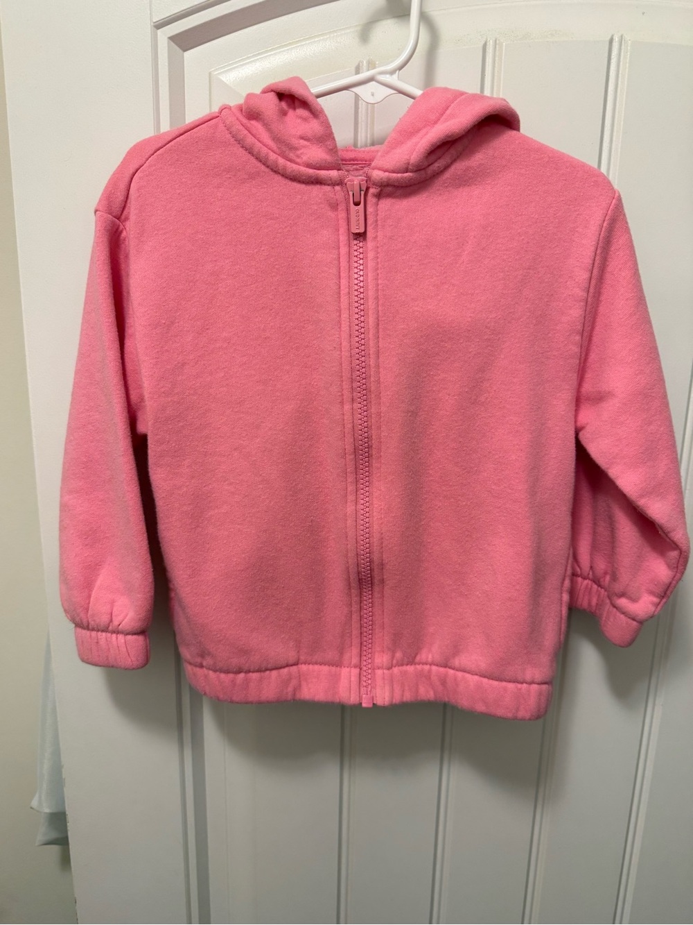 Old Navy Toddler Girls Pink Hooded Zip Fleece